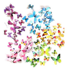 Colourful Vinyl 3D Butterfly